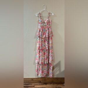 Windsor Floral Tiered Maxi Dress